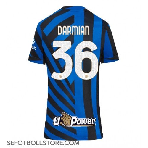 Inter Milan Matteo Darmian #36 Replika Hemmatröja Dam 2024-25 Kortärmad